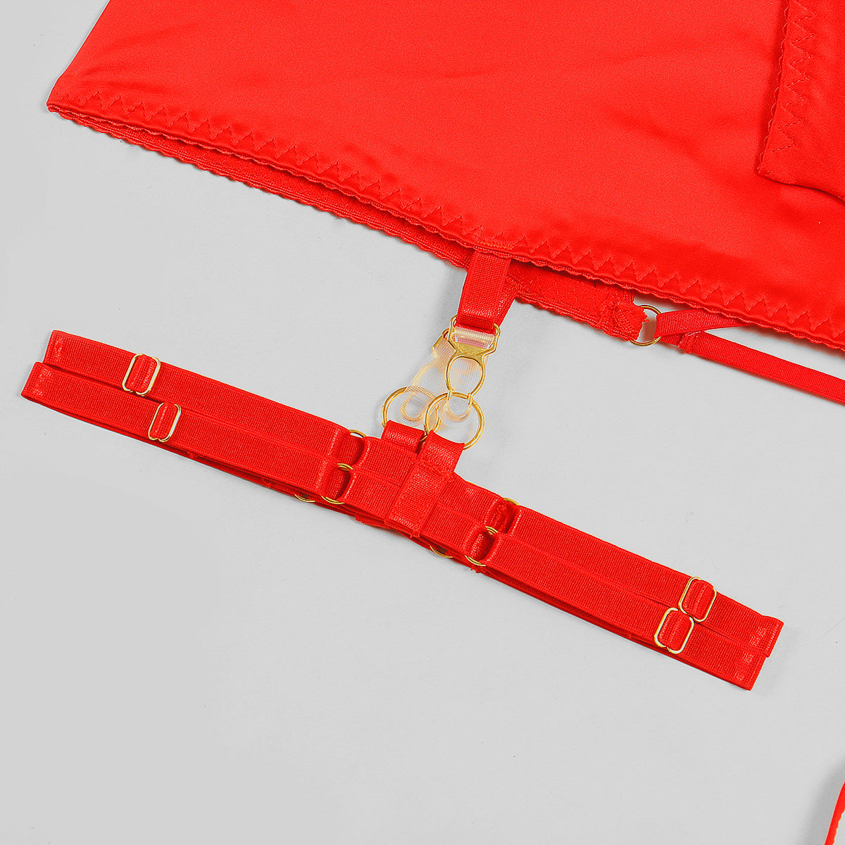 Conjunto de lencería rojo Meryl-Diabolique.es