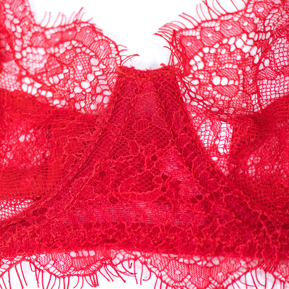 Conjunto de lencería con plumas Salma-Diabolique.es