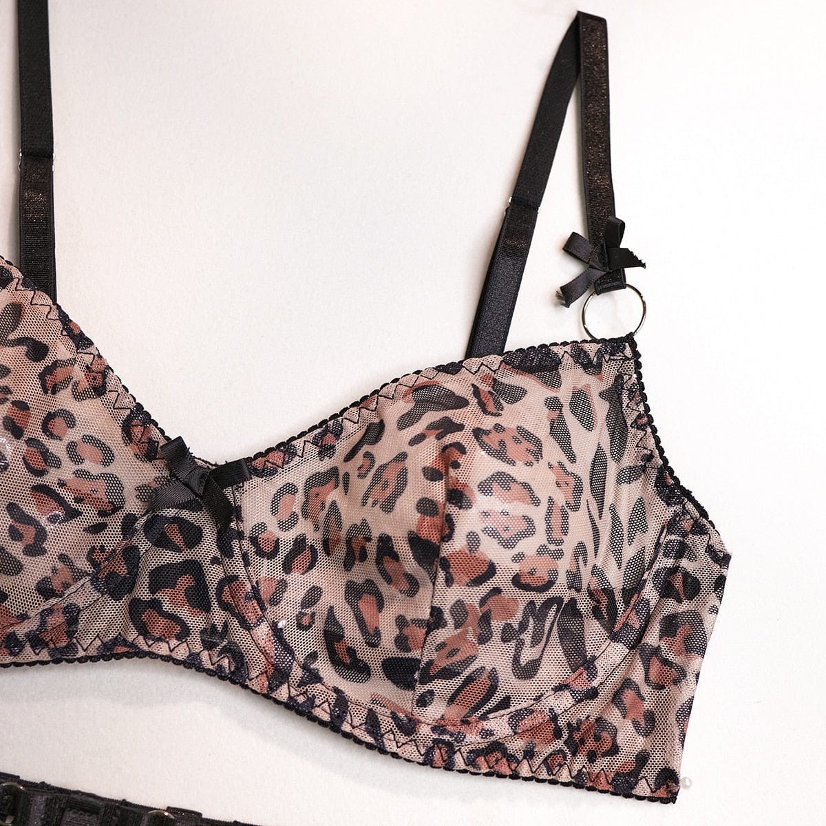 Conjunto de lencería con estampado de leopardo Arleth-Diabolique.es