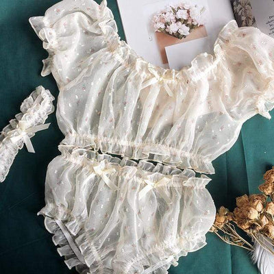 Conjunto de lencería transparente Sophia-Diabolique.es