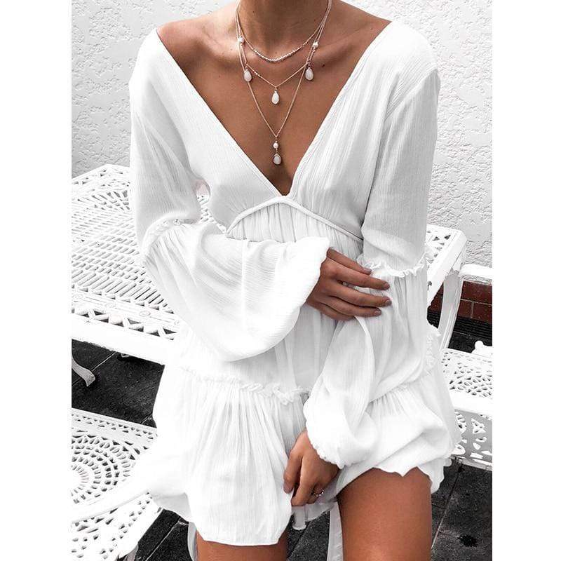 Vestido blanco de playa-Diabolique.es